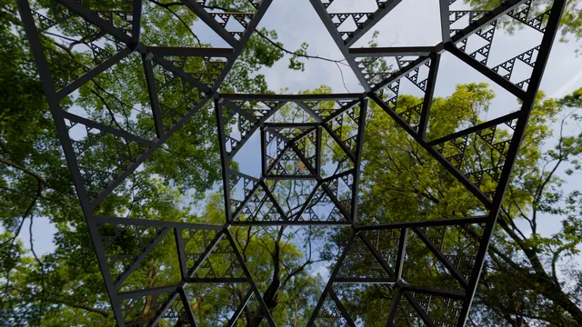View from inside looking up