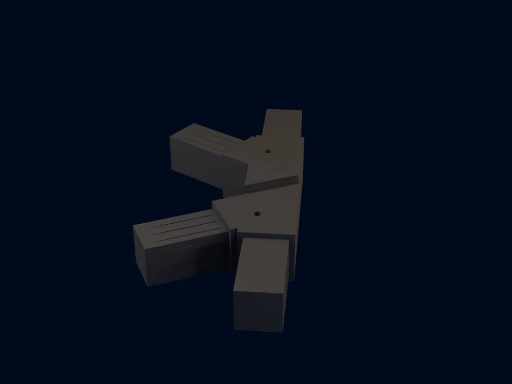 Face joint (4-arm)